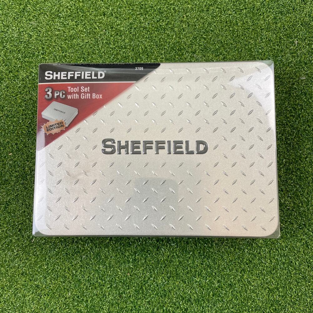 Sheffield 3-Piece Tool Set Gift Box Knife Multi-tool and Flashlight NIB